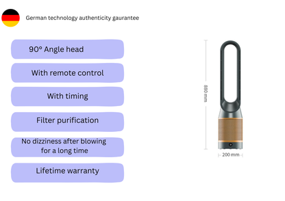 Customized Bladeless Ultra-Quiet Electric Fan Energy